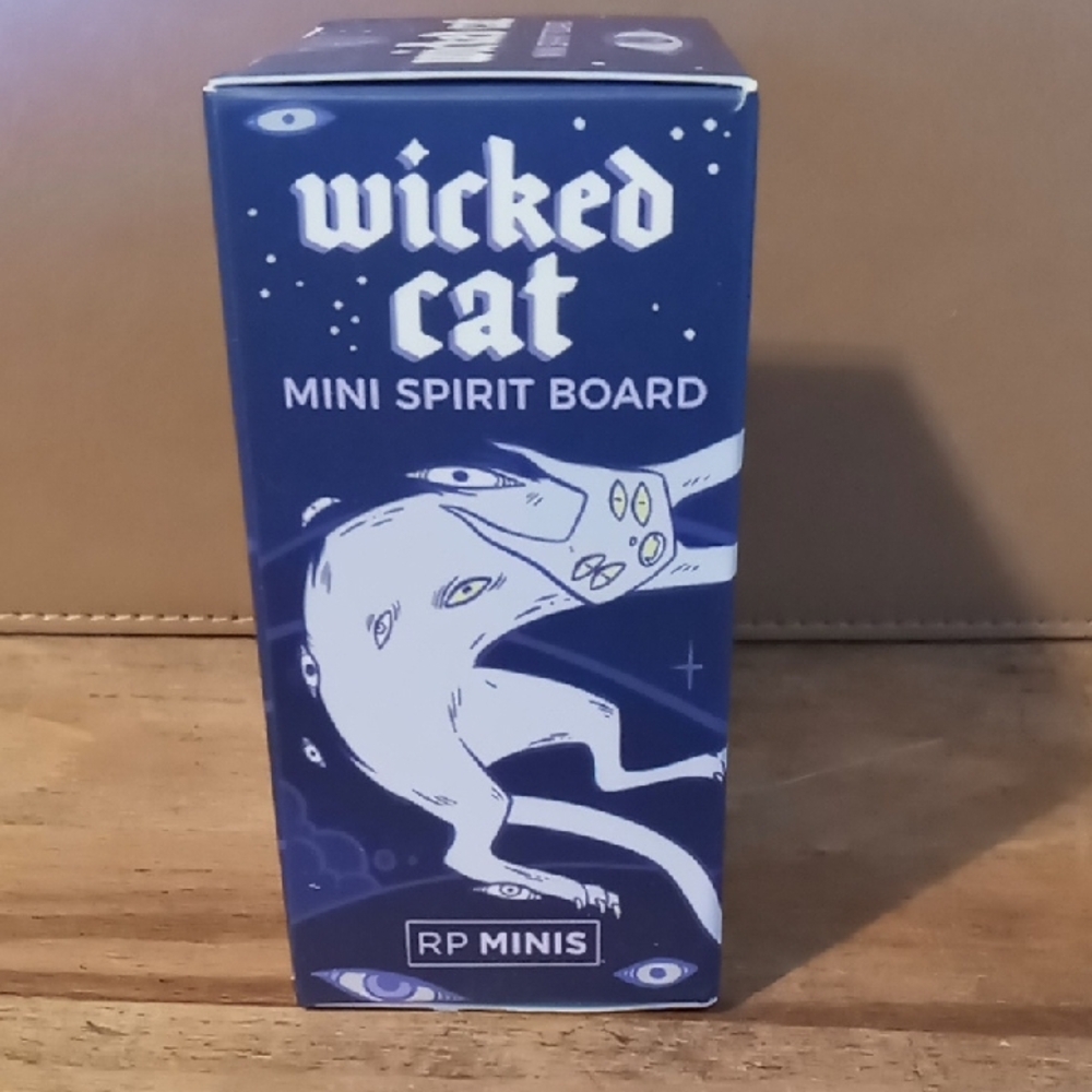 Wicked Cat Mini Spirit Board Game - Blue and Black - Picture 3 of 4